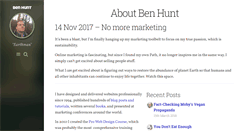 Desktop Screenshot of benhunt.com