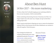 Tablet Screenshot of benhunt.com